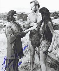 CHUCK, LINDA HARRISON & KIM  HUNTER (AUTOGRAPHED)