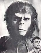 RODDY McDOWALL IN 'APE' MAKE-UP